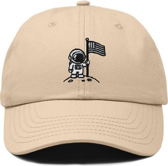 Dalix Moon Mission Dad Cap in Khaki at Nordstrom