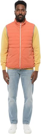 Brunello Cucinelli Orange Quilted Regular Jacket