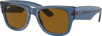 Ray-Ban Authentieke Wayfarer Stijl Zonnebril - unisex - Zonnebrillen - Blauw - 51 MM - Accessoires