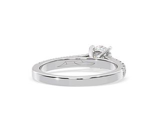 The Diamond Store Natalia GIA Diamond Engagement Side Stone Ring 18KW Gold 1.15CT G/SI2
