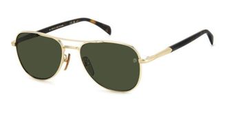 David Beckham DB 1175/S 06J/QT Mens Sunglasses Gold Size 56
