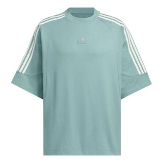 adidas Logo T-Shirt Asia Sizing Teal JI6645