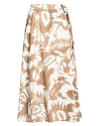 120% Lino BOTTOMWEAR - Midi skirts sur YOOX.COM