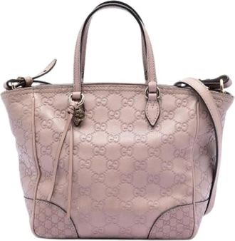 Gucci Pre-owned Handbags, female, Pink, Size: ONE SIZE Pre-owned The Bree
