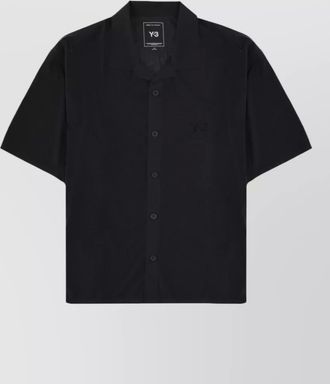 Yohji Yamamoto short sleeves straight cut men shirt