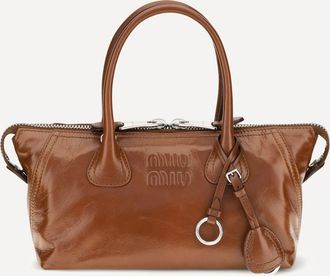 Miu Miu Borsa a Mano in pelle lucida Woman UNI