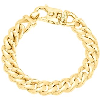 Pompeii3 Mens Cuban 14k Gold (119gram) or Platinum (191gram) 12mm Link Bracelet 9