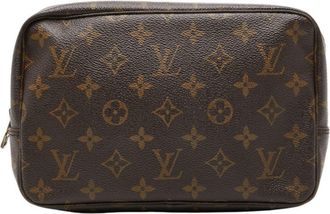 Louis Vuitton Brown Monogram Pvc Clutch Bag (Pre-Owned)