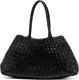 Dragon Diffusion Zwarte leren tas - Dames - Shoppers - Zwart - ONE Size - Leer - Tassen
