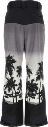Palm Angels Mens Pantalone Lightgreybla Pantaloni Trousers