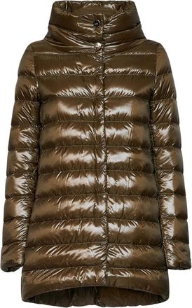 Herno Amelia Down Jacket - Dames - Winterjassen - Groen - S - Katoen - Jassen