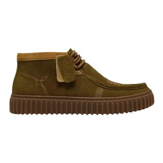 Clarks Torhill Hi Enkellaarzen - Heren - Schoenen - Groen - Maat: 41 1/2 EU