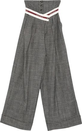 Antonio Marras Pantaloni a quadri - Grigio