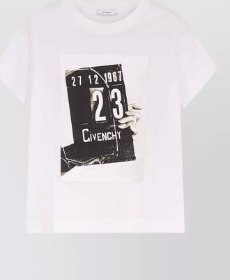Givenchy cotton maxi print short sleeve t-shirt