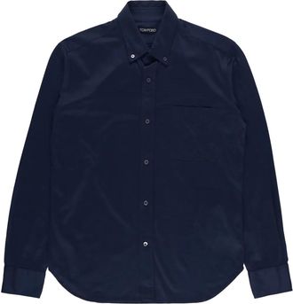 Tom Ford Camicia a maniche lunghe - Blu