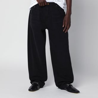 Willy Chavarria Jeans True Bad Boy nero in denim di cotone