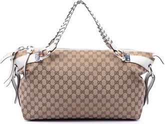 Gucci Pre-owned Gucci Medium GG Canvas Bamboo Bar Tote Ladies 6Z7KPMCNXNLY6KJM
