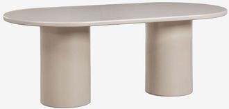 Sklum Mesa De Comedor Ovalada 200x100 Cm En Mdf Rodeo Sklum