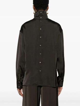 Fabiana Filippi Satin Shirt - Black
