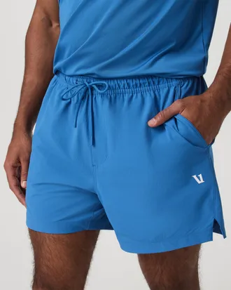 Vuori Clothing Crosscourt Shorts Unlined 5 | Court Blue | XS, Size Extra Small