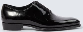 George Cleverley Merlin patent leather Oxford shoes