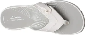 Clarks Breeze Reyna Sandal White 26181821 Womens