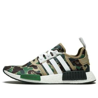 adidas x A Bathing Ape NMD_R1 Olive Camo BA7326