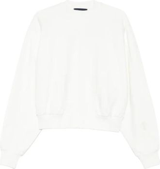 Sportmax Spdeditore 085 Sweatshirt - Dames - Sweatshirts - Wit - L - Hoodies & sweatvesten