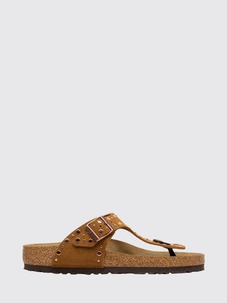 Birkenstock Sandalo Gizeh Rivet Birkenstock in camoscio con borchie