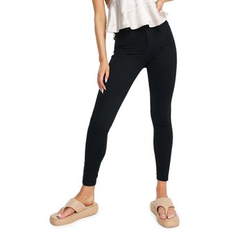 Topshop Jamie Ankle Crop Skinny Jeans in Black at Nordstrom Rack, Size 28 X 30