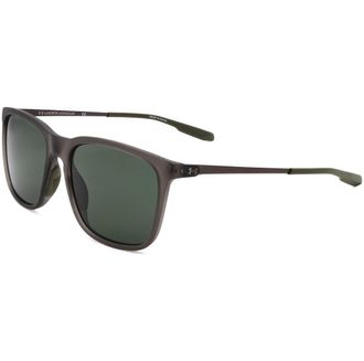 Under Armour Mens 56 mm Green Sunglasses