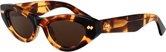 Bottega Veneta Bv 1350S Zonnebril - Dames - Zonnebrillen - Veelkleurig - 50 MM - Nylon - Accessoires
