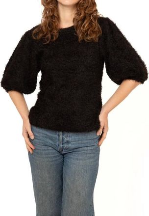 Cameo Chaka Half Sleeve Sweater In Black