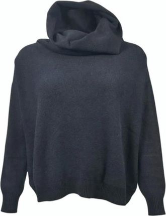 D.exterior Cashmere Blend Sweater - Dames - Ronde hals truien - Zwart - S - Wol - Truien & Vesten