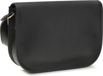 Valentino Garavani Mens Shoulder Bag Antibes Calfskin Black Calf Leather