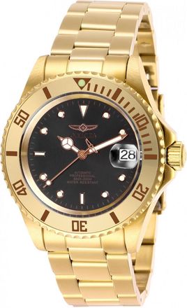 Invicta Connection 28664 Herenhorloge - Automatisch Uurwerk - Roestvrij Staal met Zwart Wijzerplaat - 40 mm