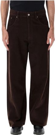 Sunflower Super Wide Pant - Heren - Wijde Broeken - Bruin - W34 - Katoen - Broeken