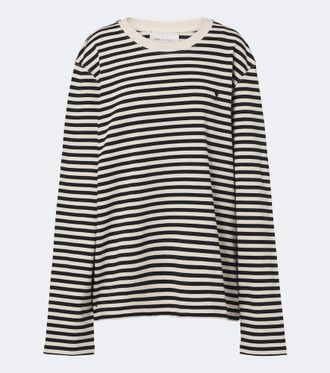 Ami Top Ami de Coeur in cotone a righe