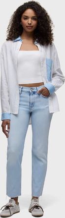 Hudson Nico Straight Ankle in Ocean Front at Nordstrom, Size 30 X 28