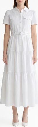 By Design Hailey Western Maxi Shirtdress in White at Nordstrom Rack, Size X-Small