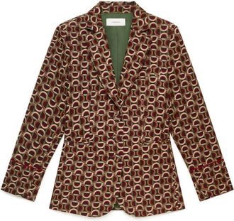 Maliparmi Graphic Orbit Blazer - Dames - Blazers - Veelkleurig - L - Polyester - Jassen