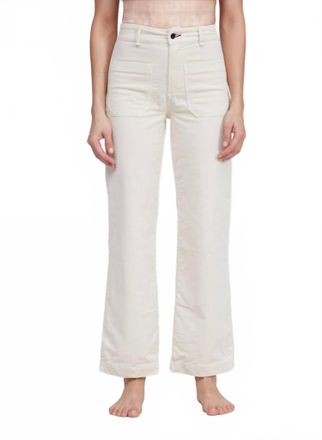ASKK NY Womens Corduroy Sailor Pants In Bone