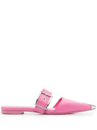 Alexander McQueen Alexander Mcqueen Womens Flat Mules