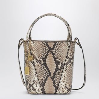 Chlo&eacute; Small Chlo&eacute; Spin tote bag in python-effect leather