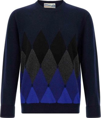 Ballantyne Argyle Pattern Sweater