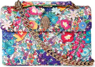 Kurt Geiger Kensington Floral Convertible Shoulder Bag in Blue/green Multi at Nordstrom