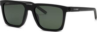 Plein Sport Mens SSP031 57 57U28P Sunglasses - Black - One Size