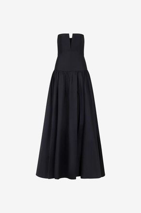 Roland Mouret Langes Bustierkleid aus Taft