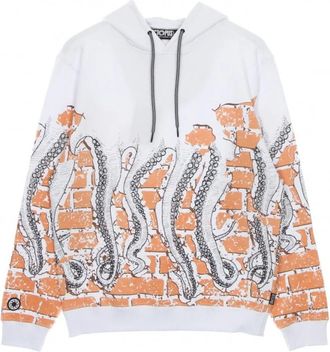 Octopus lichtgewicht hoodie - Heren - Hoodies - Wit - XL - Hoodies & sweatvesten