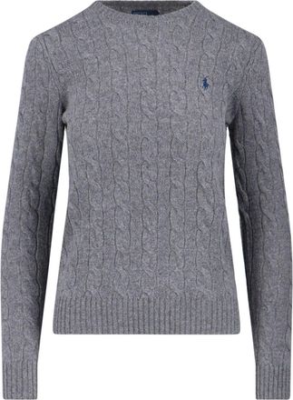 Polo Ralph Lauren Logo Braided Sweater